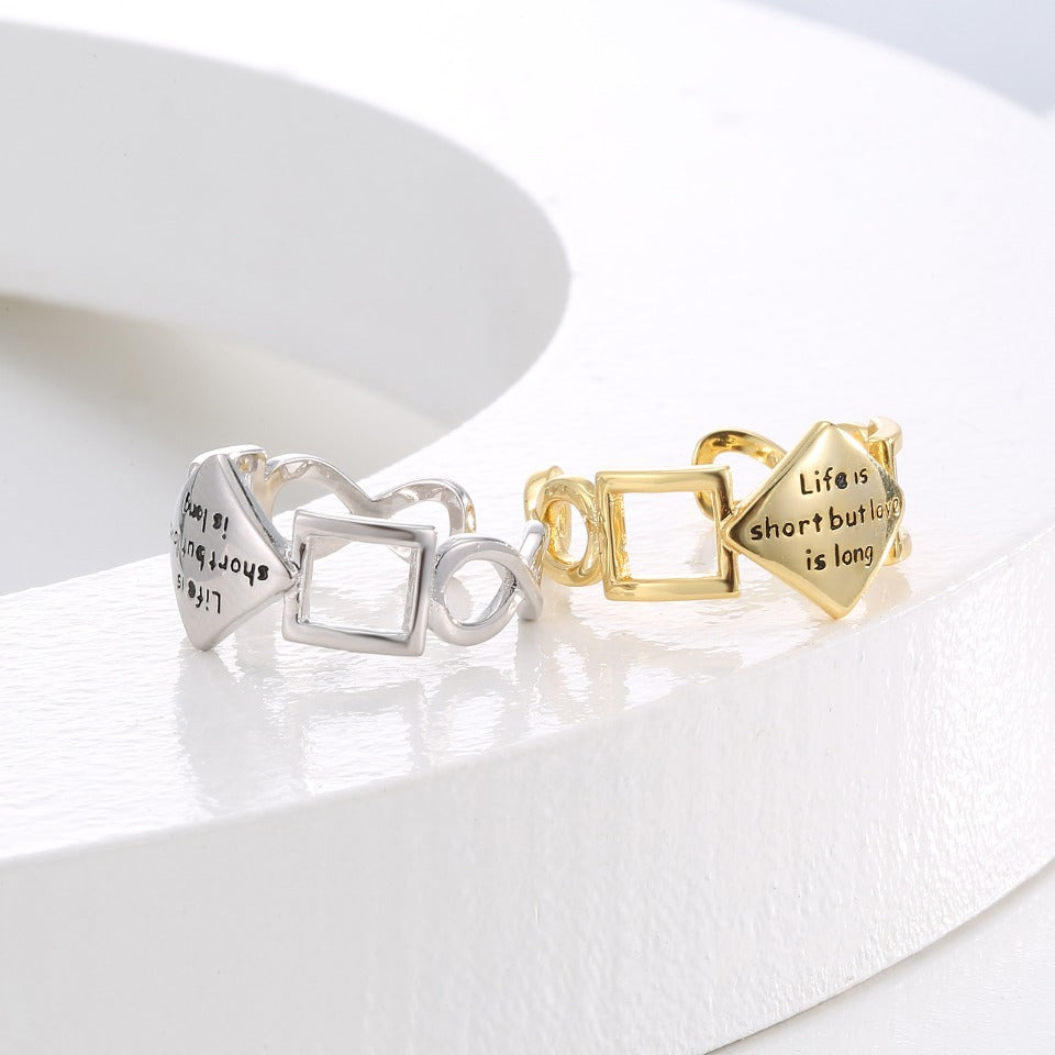 Real Gold Plating + Elegant Open Ring