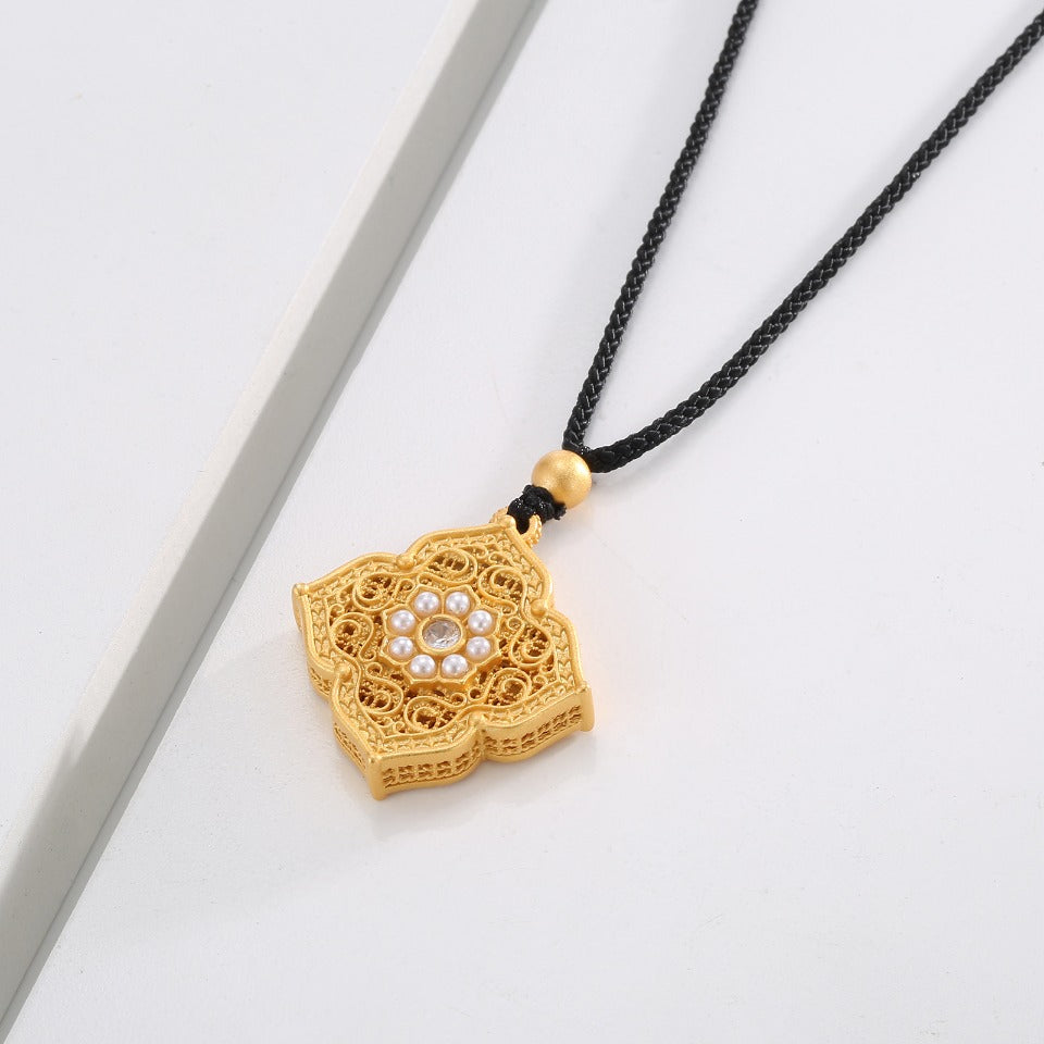 Real Gold Plating + New Chinese Style Necklace