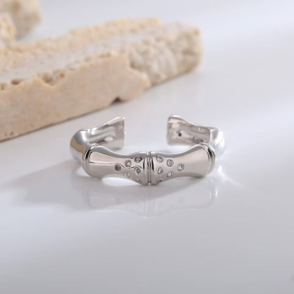 Real Gold Plating+Fashionable and Simple Open Ring