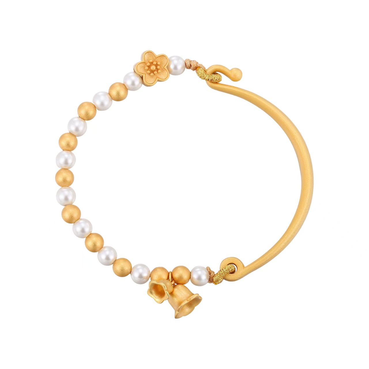 Environmental-Friendly Copper Real Gold Plating + Retro Style Bracelet