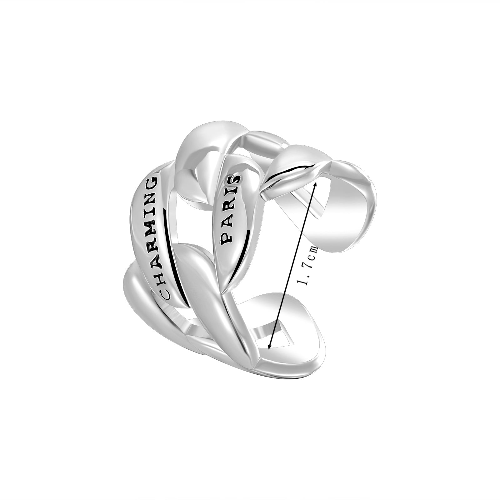 Real Gold Plating + Fashionable Simple Open Ring