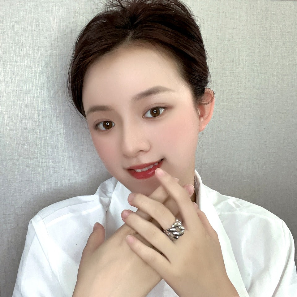 Real Gold Plating + Fashionable Simple Open Ring
