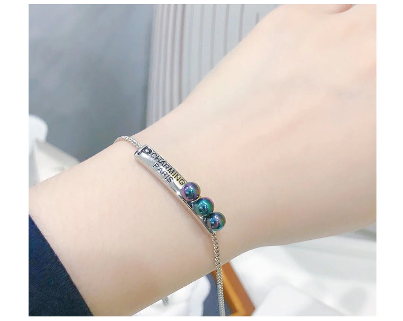 Environmental-Friendly Copper Real Gold Plating + Fashion Pearl Bracelet