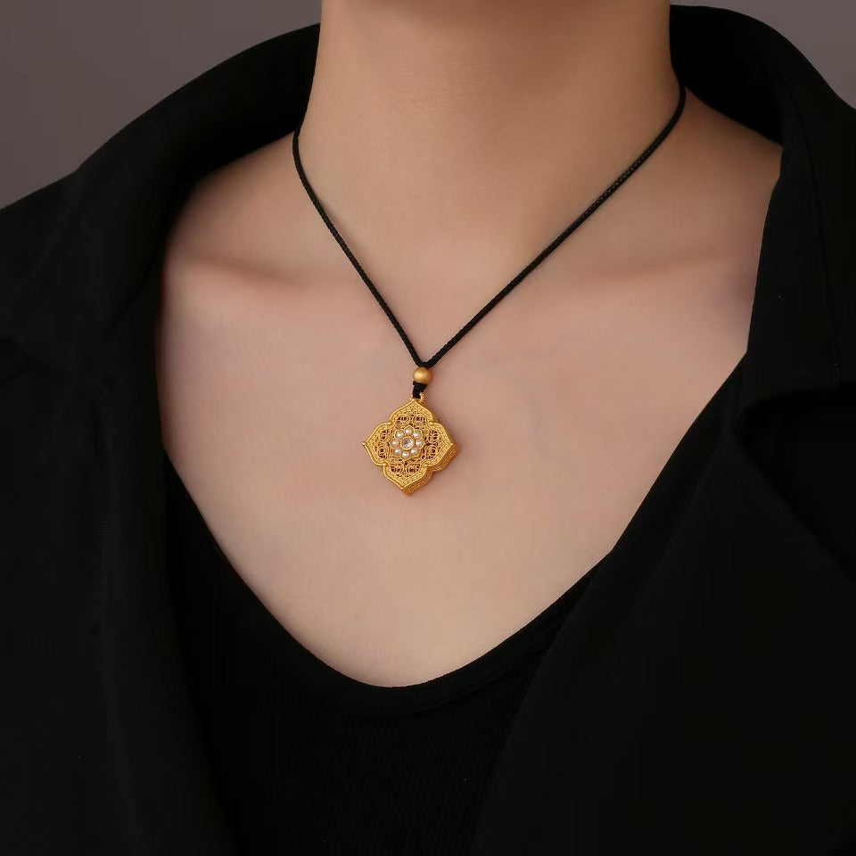 Real Gold Plating + New Chinese Style Necklace