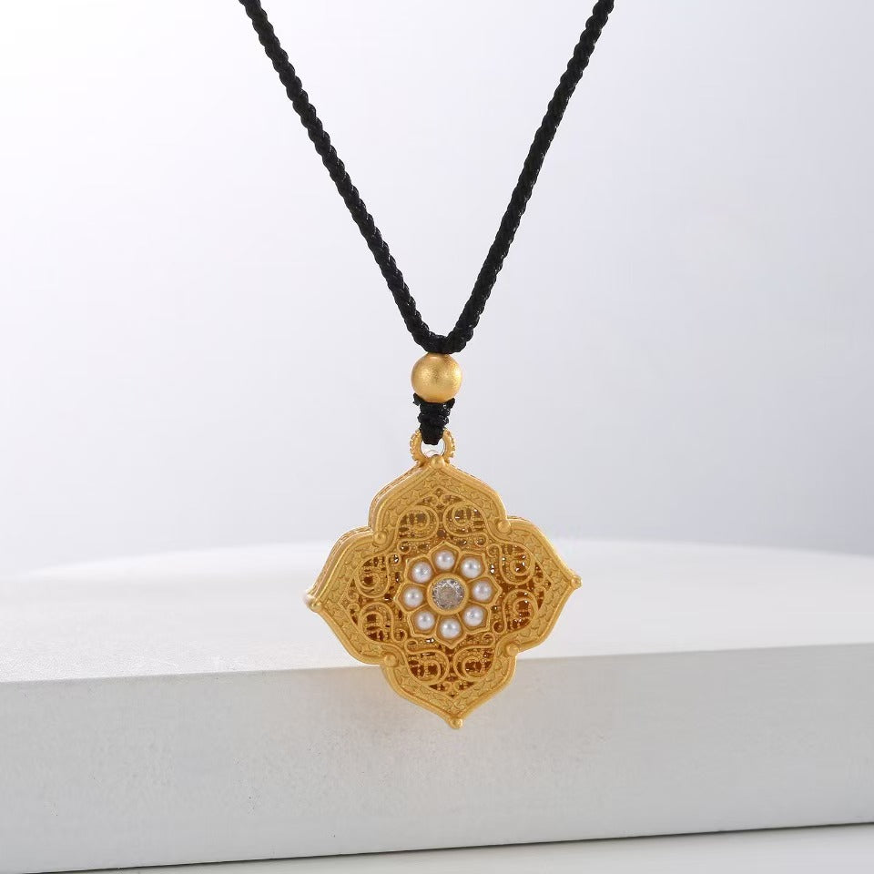 Real Gold Plating + New Chinese Style Necklace