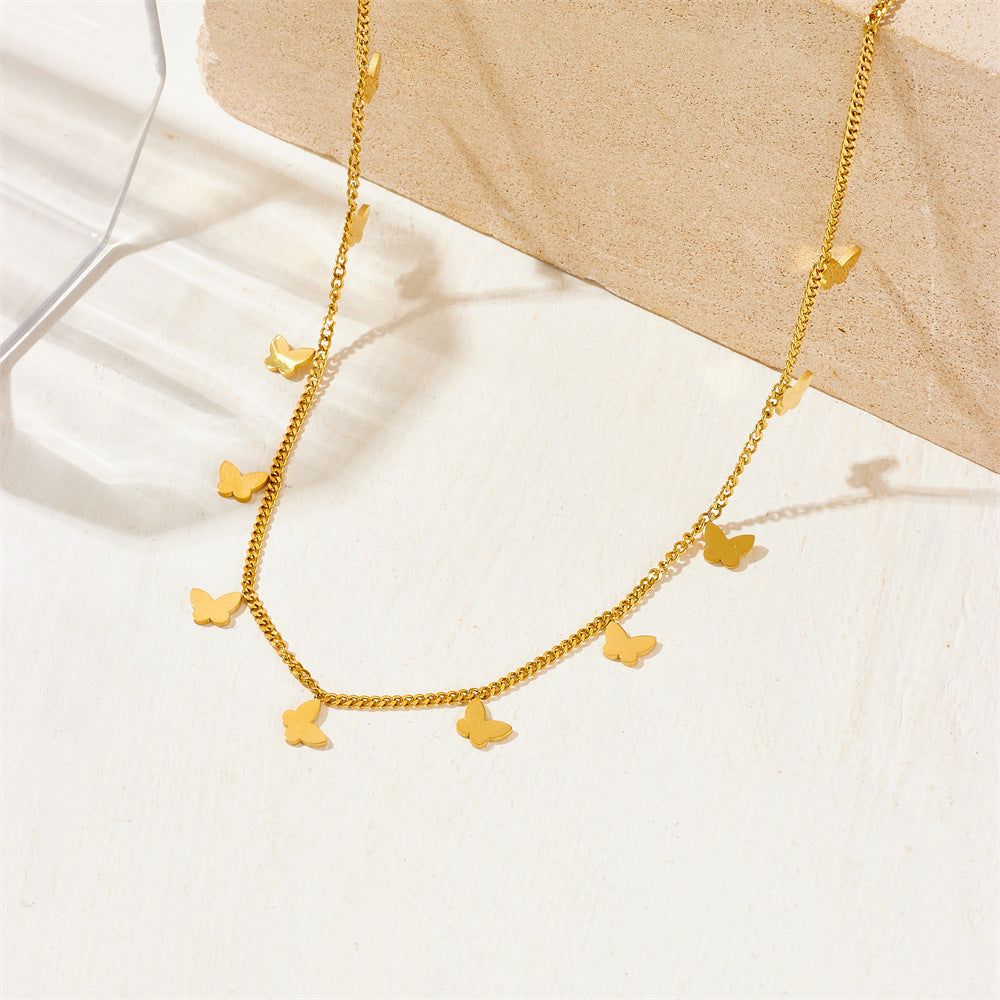Sexy Butterfly Waist Accessory Butterfly Pendant Beaded Waist Chain