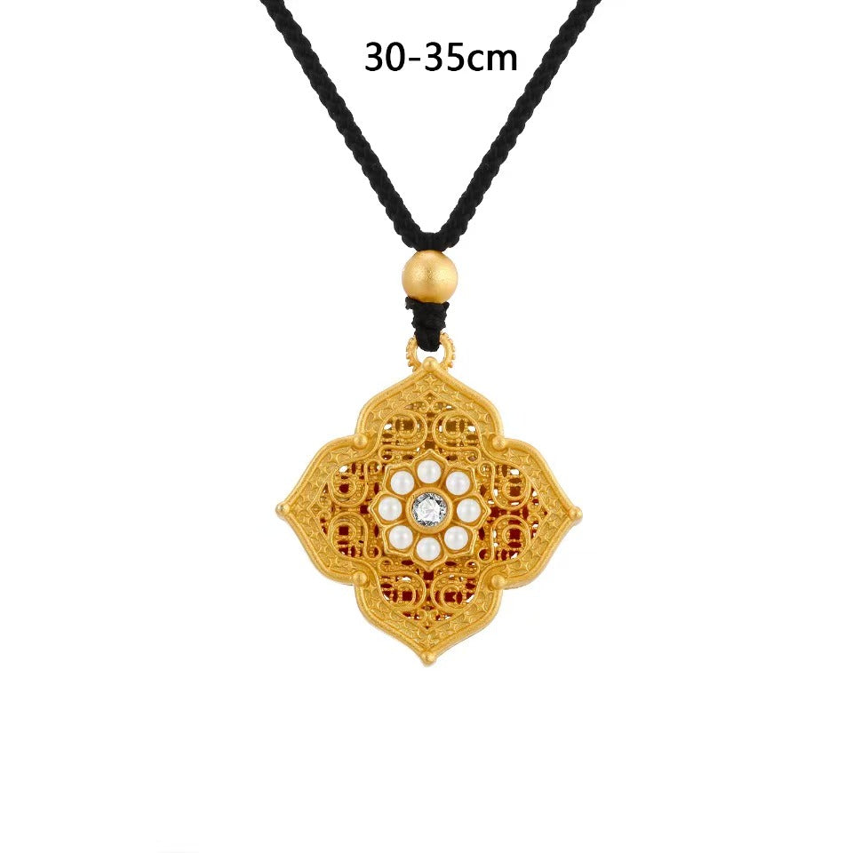 Real Gold Plating + New Chinese Style Necklace