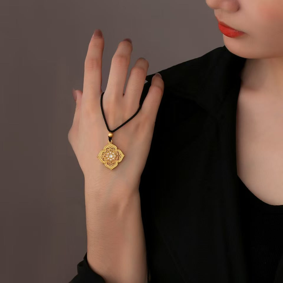 Real Gold Plating + New Chinese Style Necklace