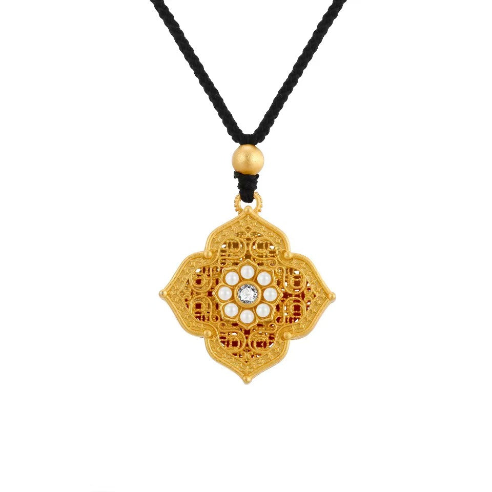 Real Gold Plating + New Chinese Style Necklace