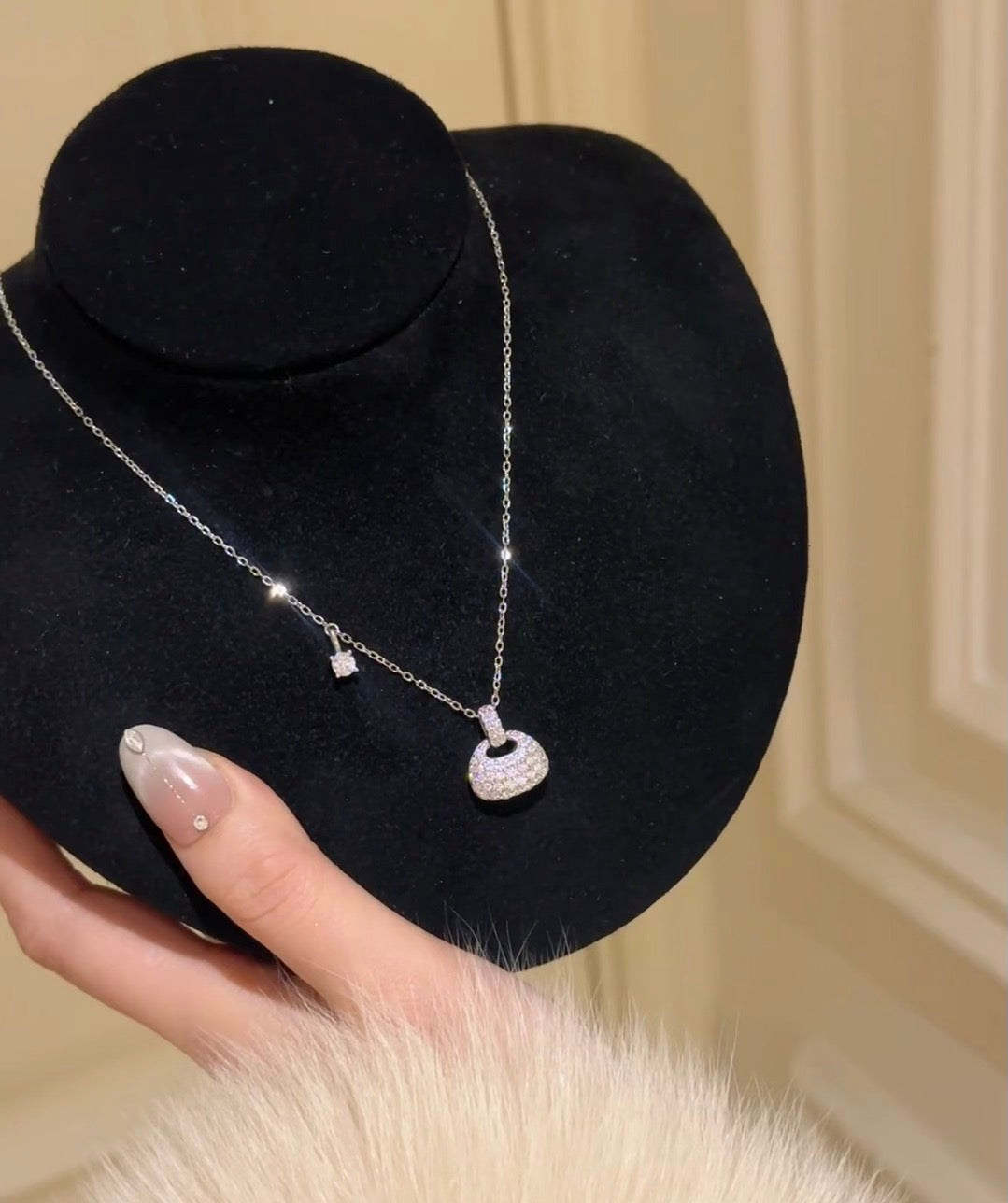 Real Gold Plating + Small Pouch Necklace